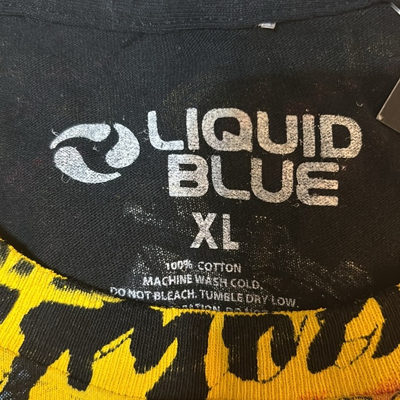 Liquid Blue AstroWorld Logan Wolverine Dark Overload Black T-Shirt Travis Scott - Picture 5 of 7